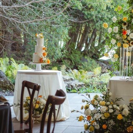 The Perfect Table featured in Lydia and Victor’s Stunning Tented Wedding at The Millcroft I…