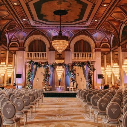 Garima Singh Studios featured in Mital and Mithun’s Lush Indian Wedding at Fairmont Royal York