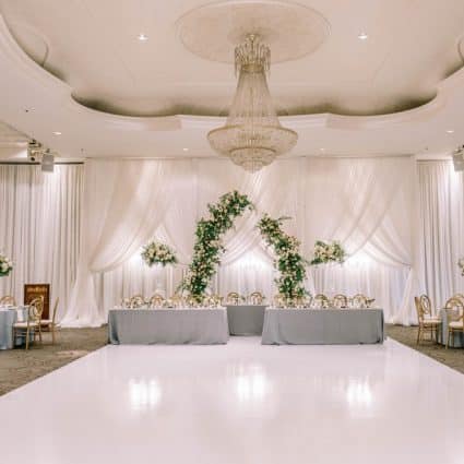 Narelle Janine Events featured in Patricia and Andrew’s Dreamy Wedding at Mississauga Conventio…