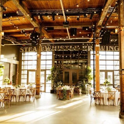 Steam Whistle Brewery featured in Toronto Breweries that Double as Amazing Wedding Venues & Eve…