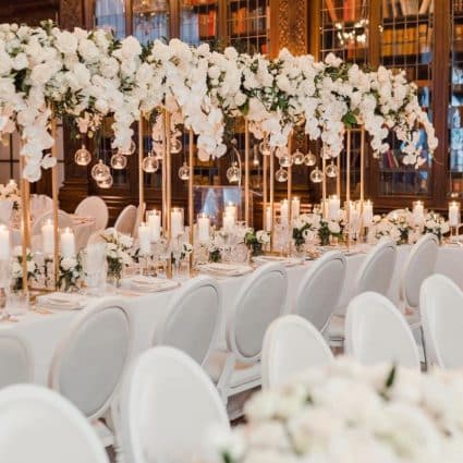 Julianwerks featured in Cassandra and Eric’s Luxuriously Lush Wedding at Casa Loma