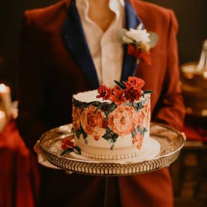 Olivia Yang Cake Studio featured in A Pop-up Chapel Co. Styled Shoot at the new Parkdale Hall