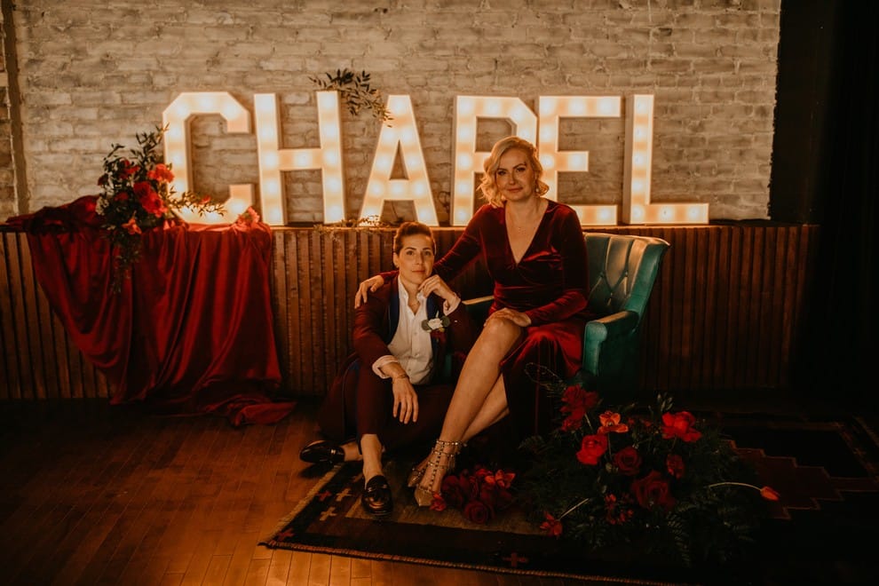 a pop up chapel co styled shoot at the new parkdale hall, 18