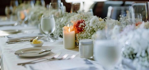 Hannah and Steven's Romantic Outdoor Wedding at Edgewater Manor