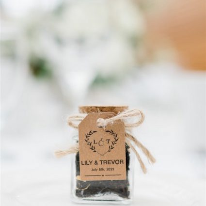 The Monarch Tea Co. featured in Lily and Trevor’s Sweet Wedding at the Royal Botanical Gardens