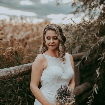 The Art of Makeup & Hair featured in Danielle and Keith’s Sweet Rustic Wedding At The Bradford Barn