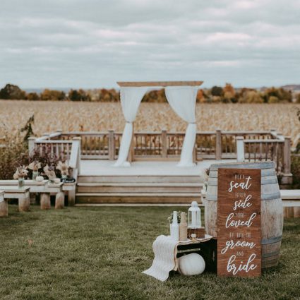 The Bradford Barn featured in Danielle and Keith’s Sweet Rustic Wedding At The Bradford Barn