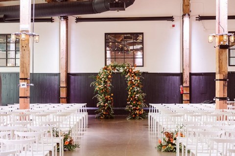 Danielle and James' Colourful and Lively Wedding at Steam Whistle's Locomotive Hall