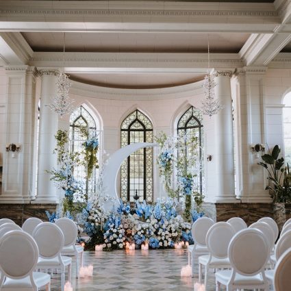 Fleur Weddings featured in Erin and Chris’ Celestial Garden Wedding at Casa Loma