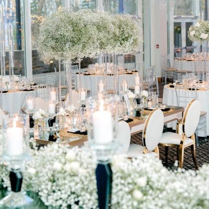 Bliss Bridal Boutique featured in Ashley and Matthew’s Luxurious Romantic Wedding at The Guild …