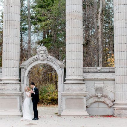 The Guild Inn Estate featured in Ashley and Matthew’s Luxurious Romantic Wedding at The Guild …