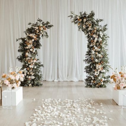 Floral Dreamin featured in Ariane and Sam’s Luxurious Wedding at The Pearle Hotel & Spa
