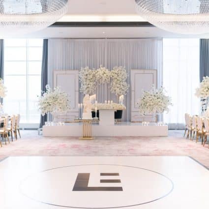 Celebration Events featured in Lucy and Ekeng’s Magnificently Luxe Wedding at Hotel X Toronto