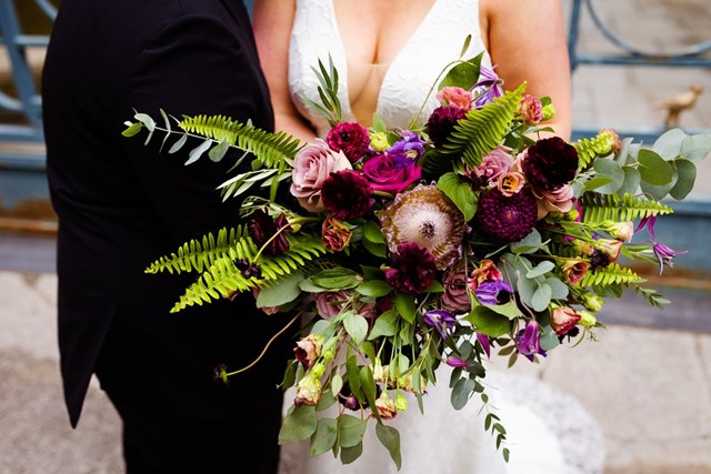 Hilary and Dan's Colourful Modern Wedding at The Globe and Mail Centre