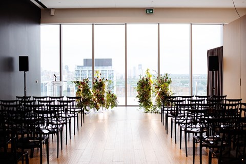 Hilary and Dan's Colourful Modern Wedding at The Globe and Mail Centre