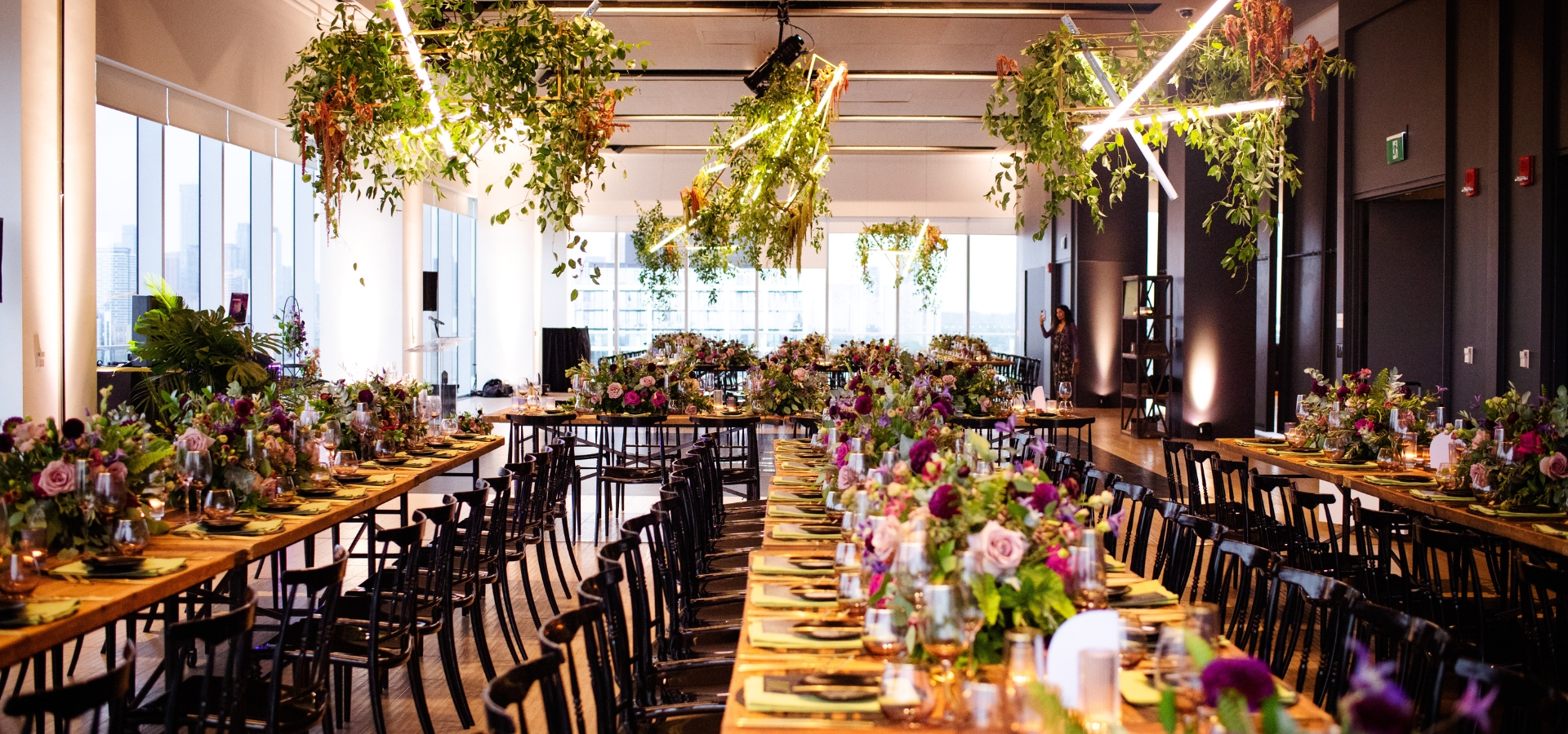 Hero image for Hilary and Dan’s Colourful Modern Wedding at The Globe and Mail Centre