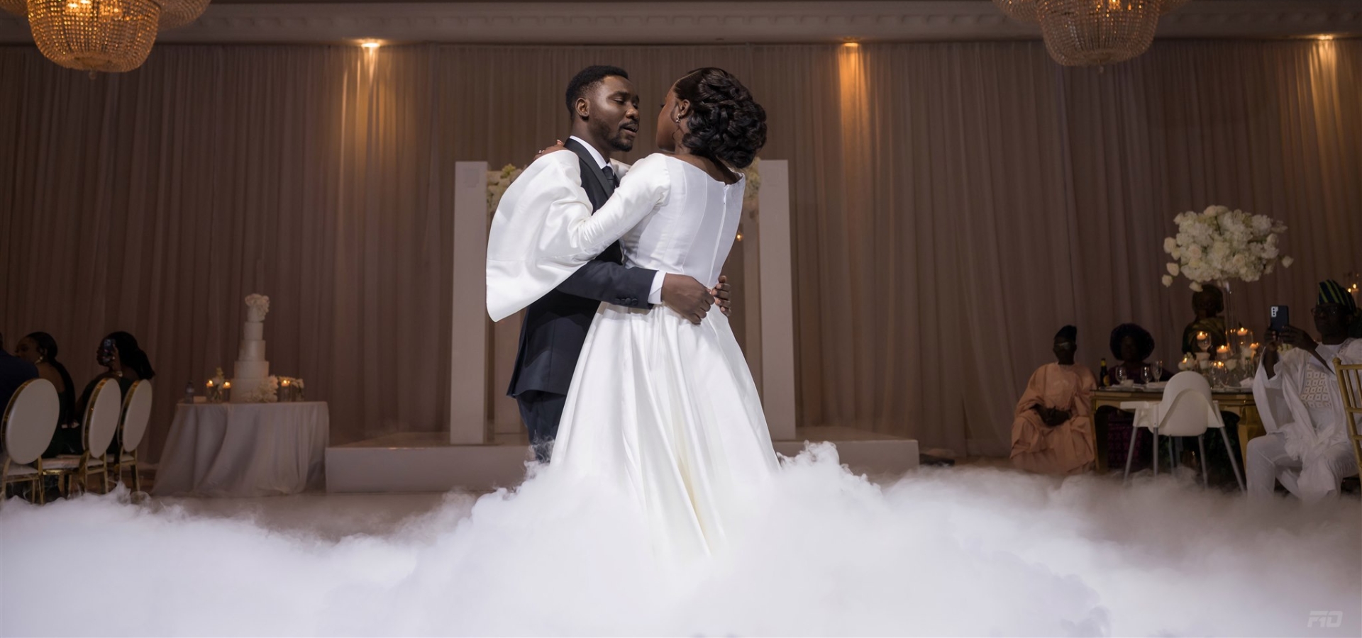 Hero image for Tolu and Tosin’s Extravagant Traditional Wedding at The Royalton