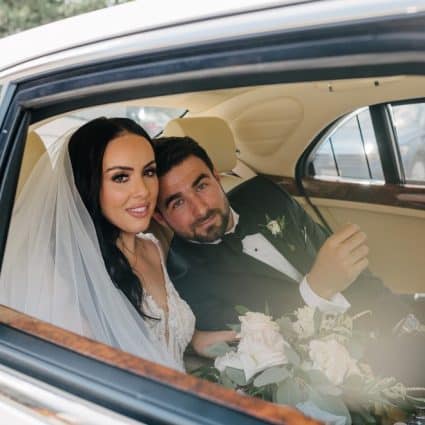 Allure Limo featured in Stephanie and Danny’s Dreamy Wedding at Chateau Le Parc