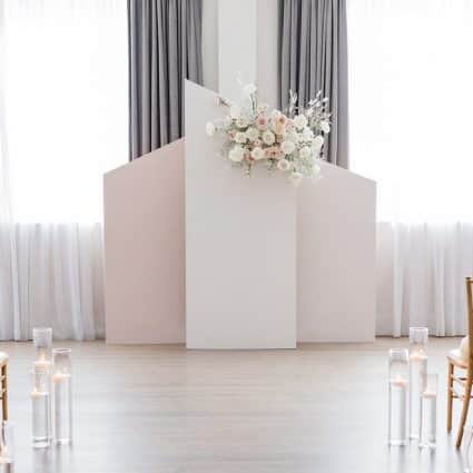 Jodi Leigh Designs featured in Mara and Tyler’s Elegant Wedding at The Walper Hotel