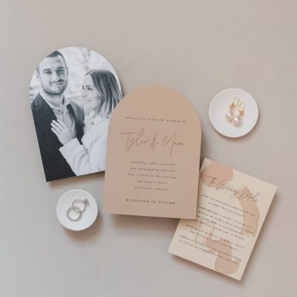 Wild Muse Weddings featured in Mara and Tyler’s Elegant Wedding at The Walper Hotel