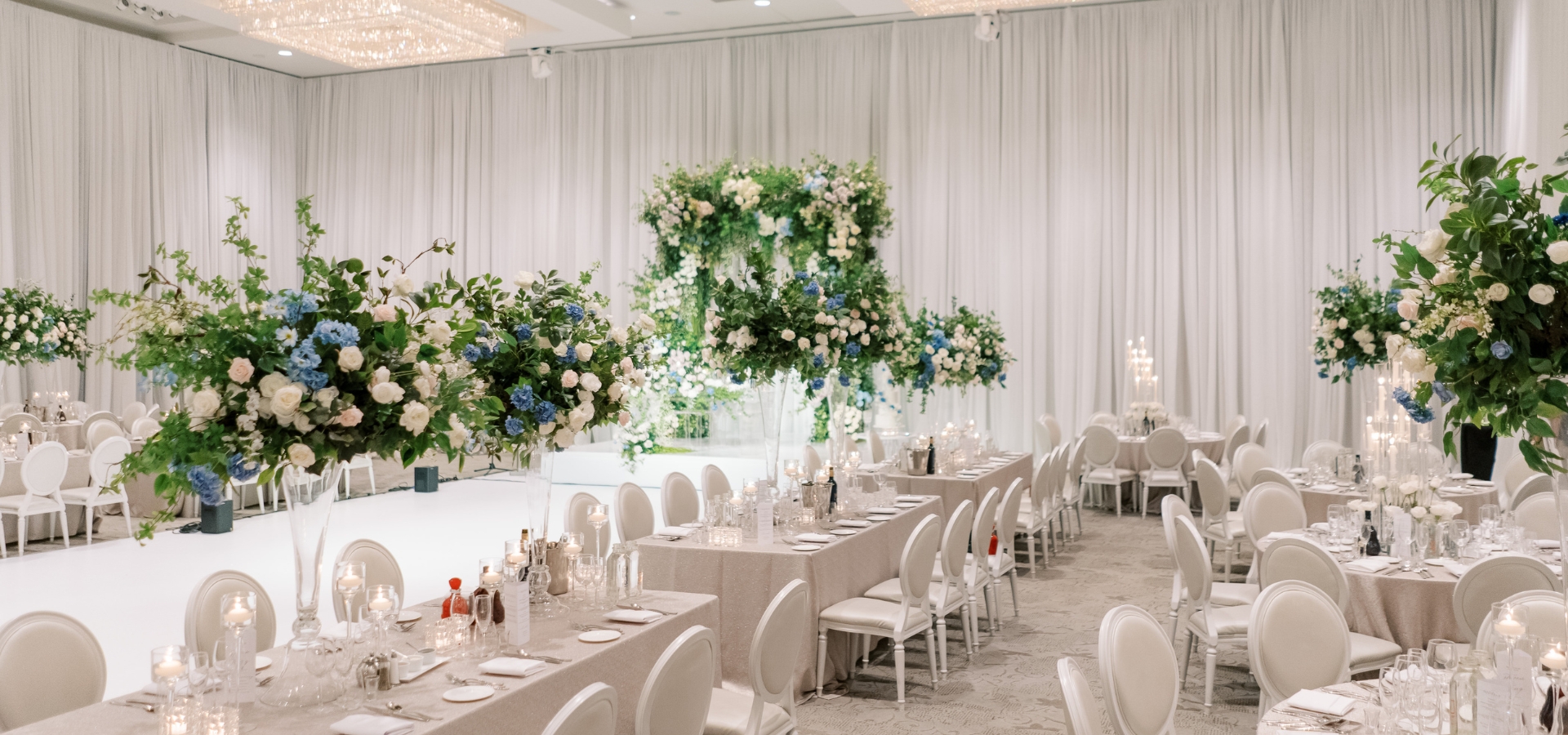 Hero image for Trang and Steven’s Elegant Cinderella inspired Wedding at Chateau Le Parc