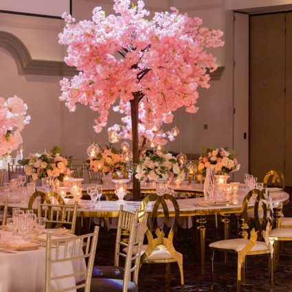 Sheer Elegance Weddings & Events Designs featured in Franca and Joseph’s Magical Fairytale Wedding at La Primavera…