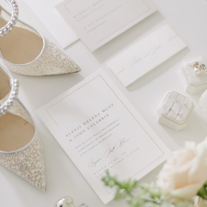 Wild Muse Weddings featured in Alexis and John’s Romantically Magical Wedding at Graydon Hal…