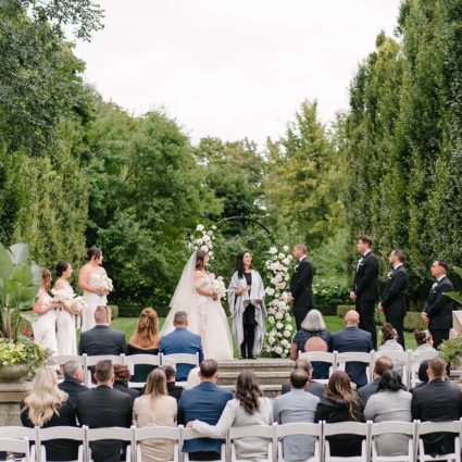 The Marrying Lady featured in Alexis and John’s Romantically Magical Wedding at Graydon Hal…