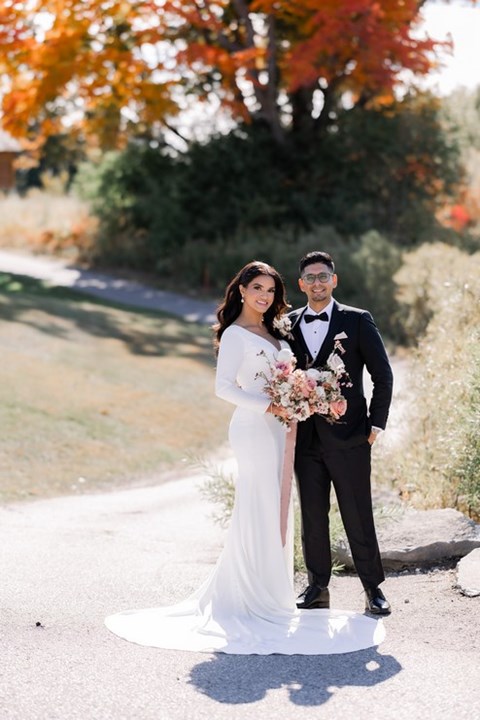 Alyssa and Fayaz's Romantically Elegant Wedding At Deer Creek Golf Club