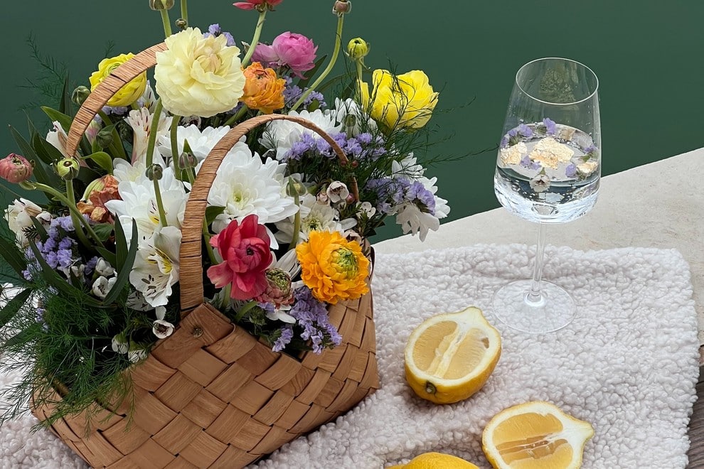 Basket Bouquet - Wedding Bouquet Styles