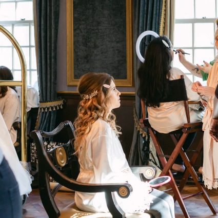 The Beauty Team featured in Stefanie and Daniel’s Elegant Wedding at Windsor Arms Hotel