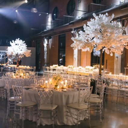 Nous Design Group featured in Alex and Owen’s Luxuriously Enchanting Wedding at The Symes