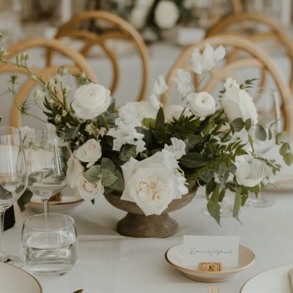 Kendon Design featured in Aline and Evan’s Classically Charming Wedding at The Gate House