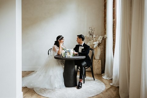 Samantha and Kenny's Charming Intimate Wedding at Second Floor Events