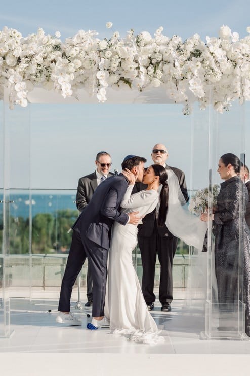 Revi and Matthew's Exuberant Luxe Wedding at Hotel X Toronto