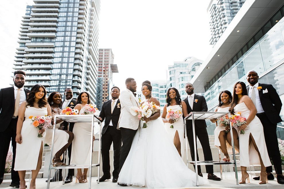 Thumbnail for Sarah and Dave’s Bloomful Modern Wedding at Malaparte