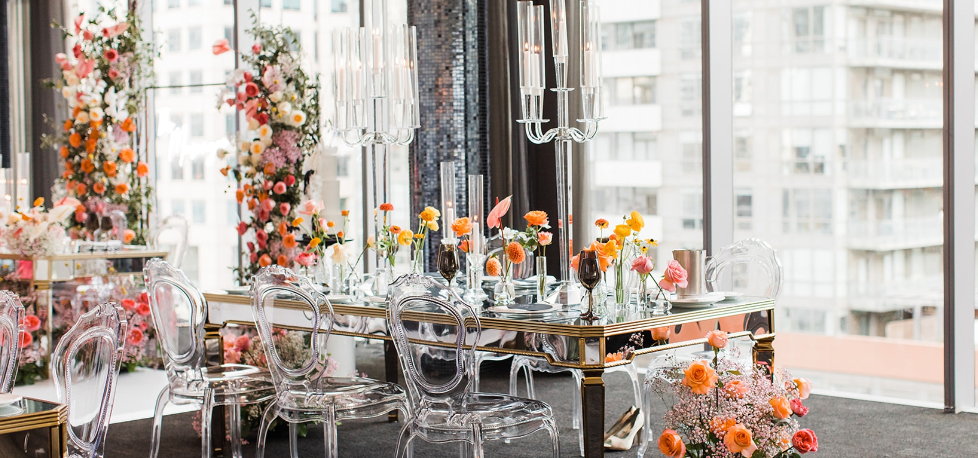 Hero image for Sarah and Dave’s Bloomful Modern Wedding at Malaparte