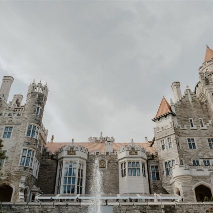 Casa Loma featured in Amanda and Alex’s Sweet Charming Wedding at Casa Loma