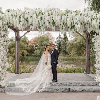 Royal Orchid Florist featured in Angie and Ronel’s Opulent Wedding at The Arlington Estate
