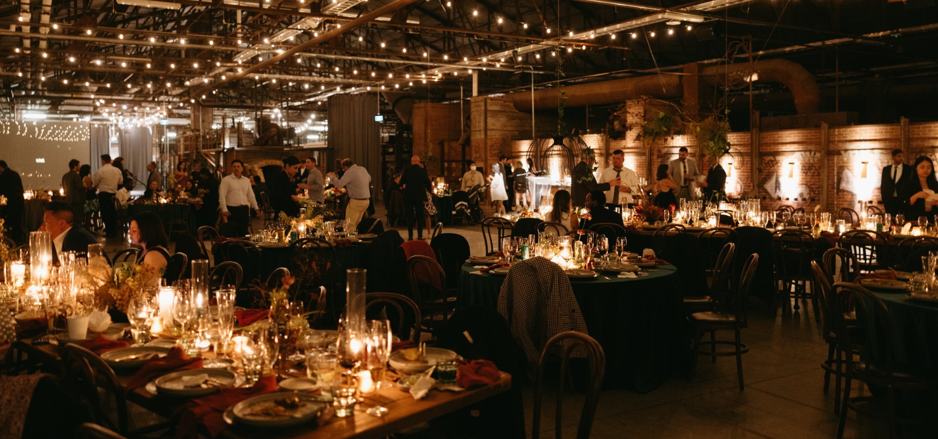 Hero image for Jensen and Matt’s Earthy-Chic Wedding at Evergreen Brickworks