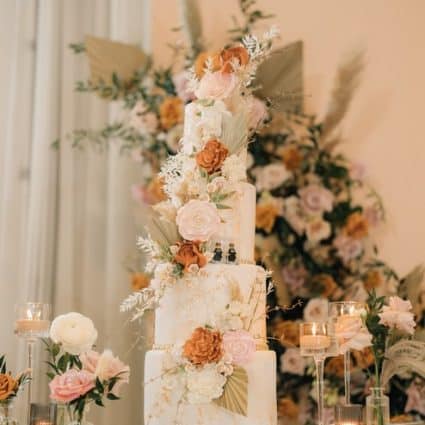 Fine Cakes By Zehra featured in Rani and Omar’s Gorgeous Candlelit Wedding at Hazelton Manor