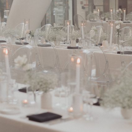 Brassaii featured in John and Chevon’s Romantic Candlelit Wedding at Ricarda’s