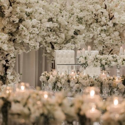 Royal Orchid Florist featured in Laura and James’ Enchanting Fairytale Wedding at Hazelton Manor