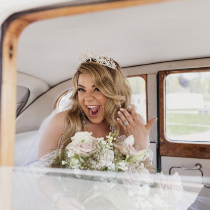 LA Limousines featured in Sofia and Salvador’s Luxurious Crystal and Floral Wedding at …