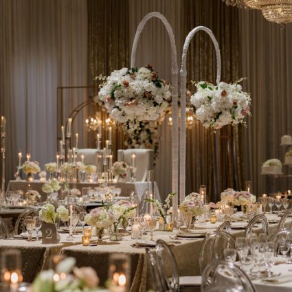 The Venetian featured in Sofia and Salvador’s Luxurious Crystal and Floral Wedding at …