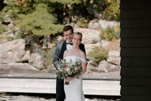 Sophie and Mark's Charming Rustic Tented Affair at Beaumaris Yacht Club