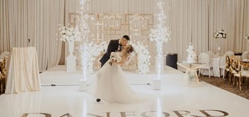 A Dreamy White and Gold Wedding at the Mississauga Convention Centre