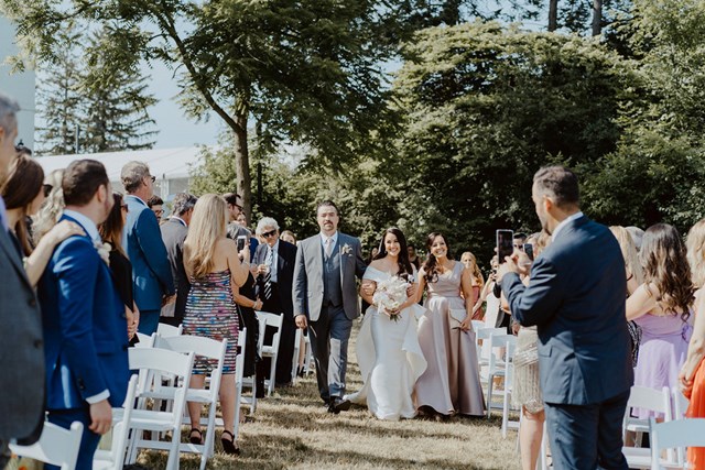 Tamerra and Matt's Gorgeous Tented Wedding At Harding Waterfront Estate