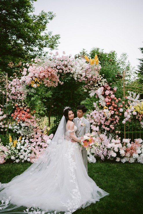 A Romantic Garden Wedding at Graydon Hall Manor