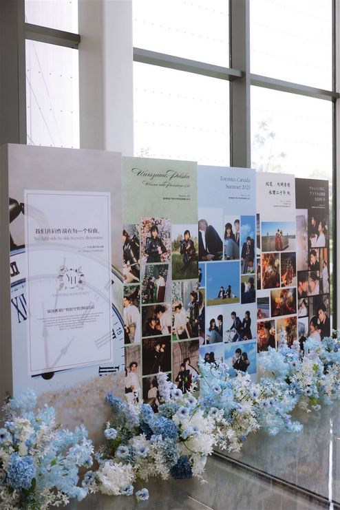 A Dreamy Blue and White Wedding at Hotel X Toronto